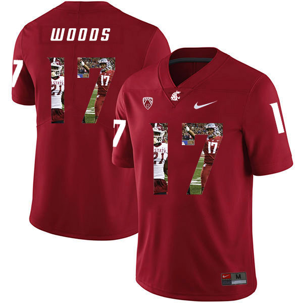 Men's None Red 2024 durabl Kassidy Woods #17 home jersey Jersey