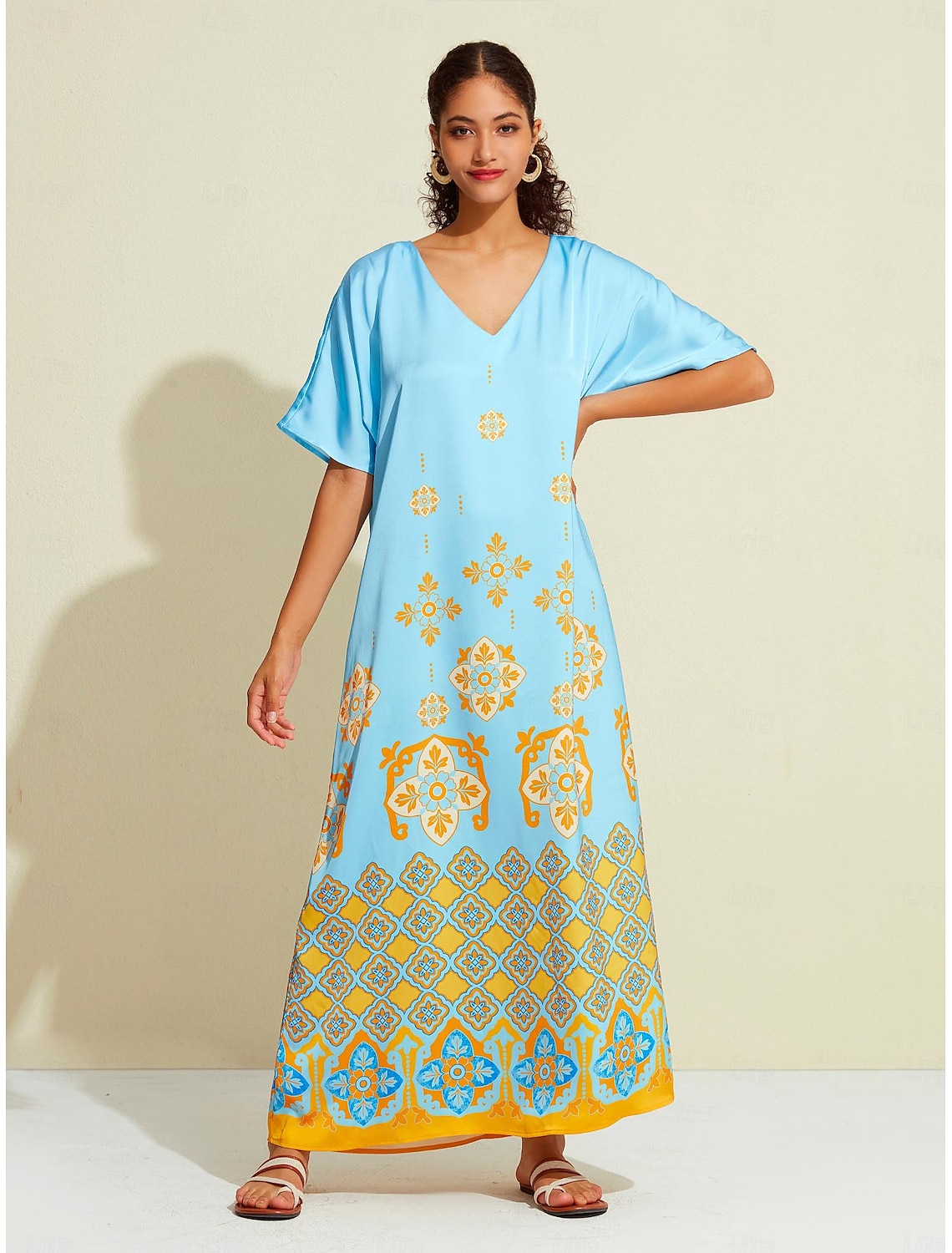 Satin Boho Double Slit Crew Neck Sleeveless Tank Top