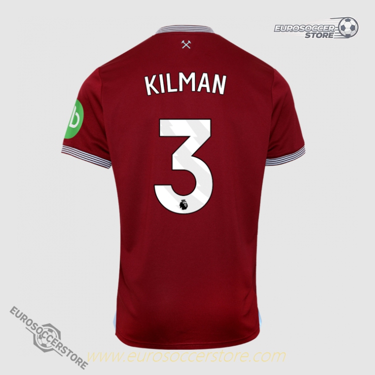 West Ham United 25-26 Home KILMAN 3 Football Jersey