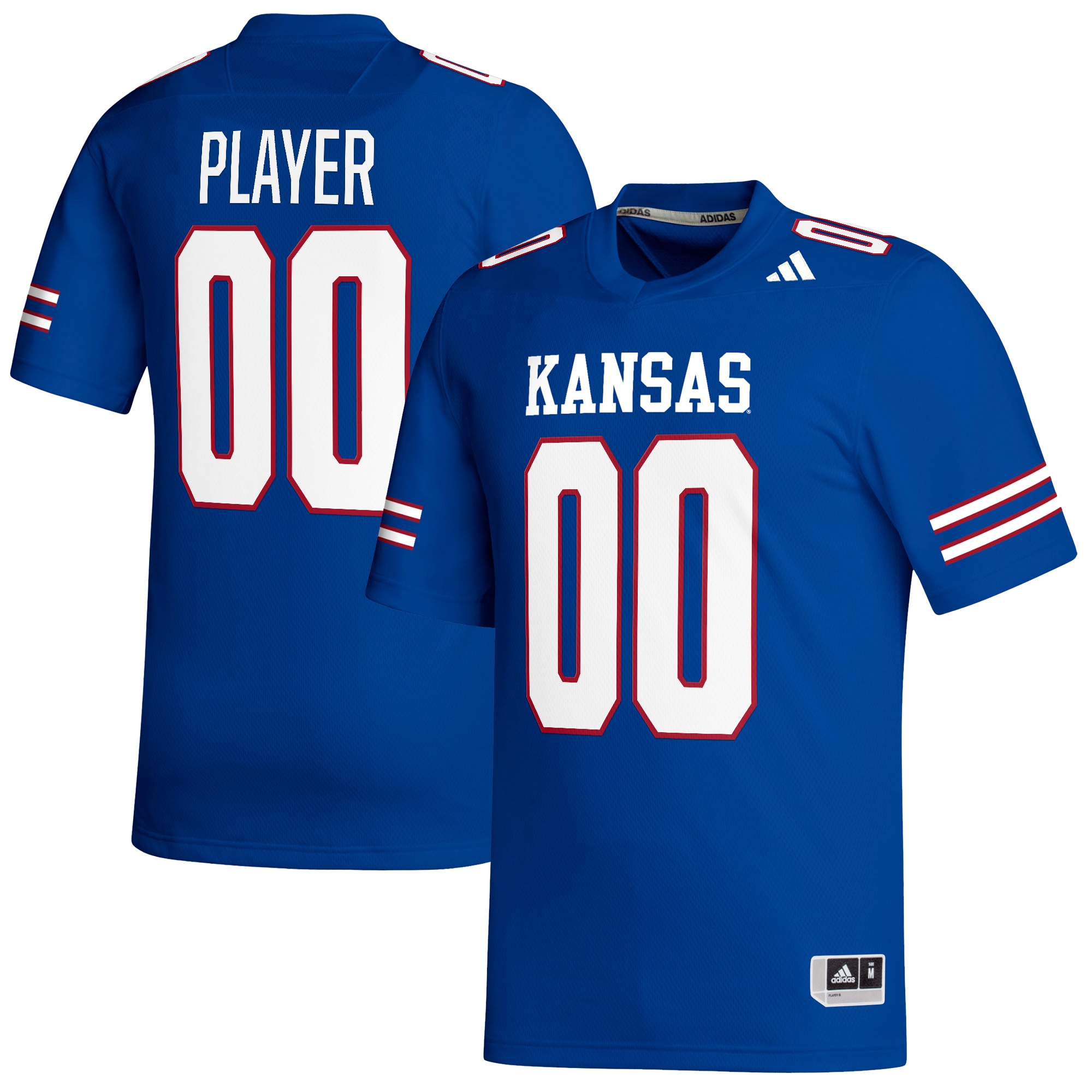 [DDG] Women's Kansas Jayhawks Pick-A-Player NIL Replica Football Jersey - Royal
