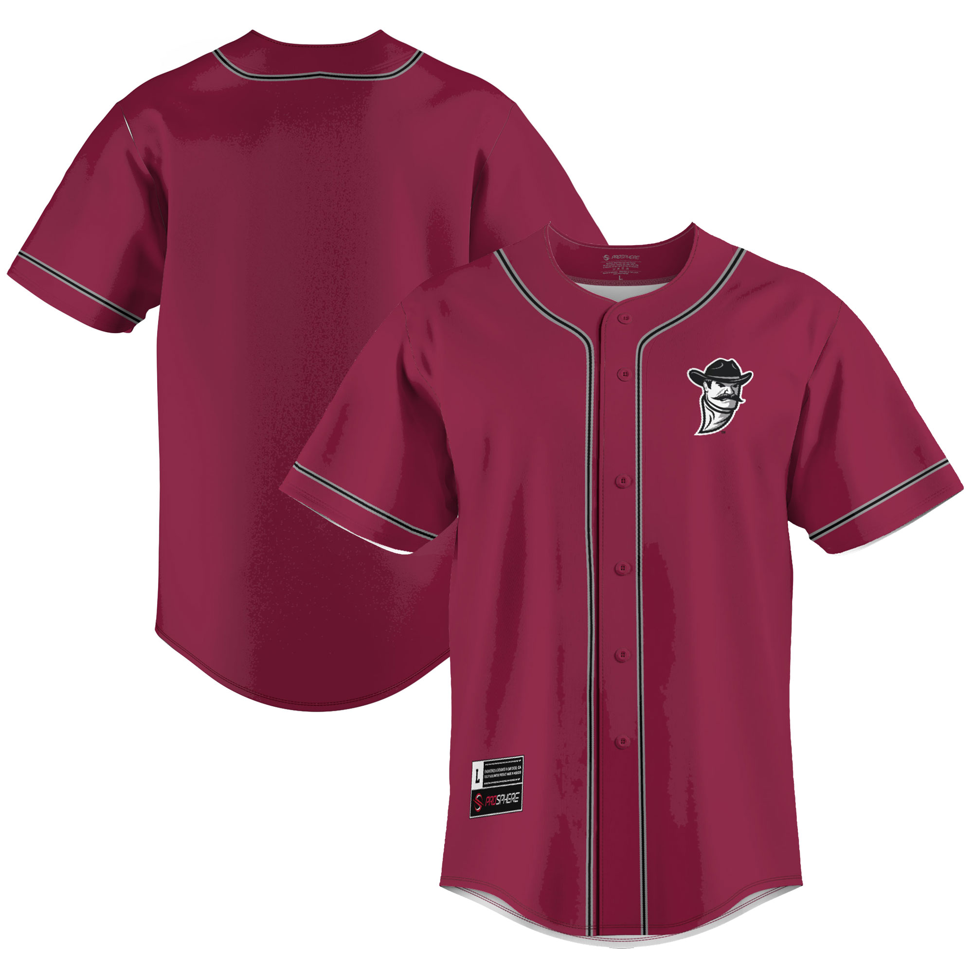 [LK] New Mexico State Aggies GameDay Greats Lightweight Baseball Jersey - Crimson