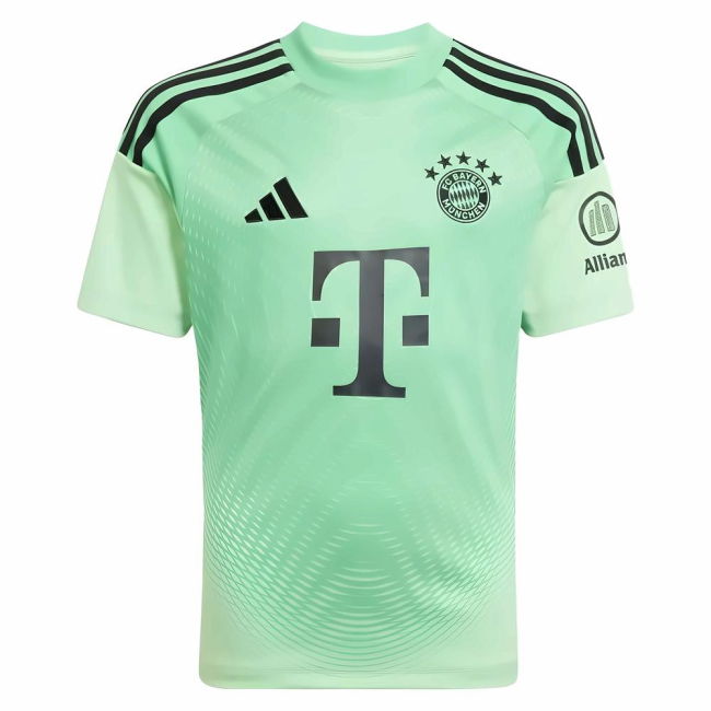 2025-2026 Home Shirt by Bayern Munich Goalkeeper (Kids
