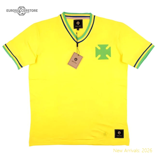 Authentic Football Brazil Jersey - Cotton Modern Casual