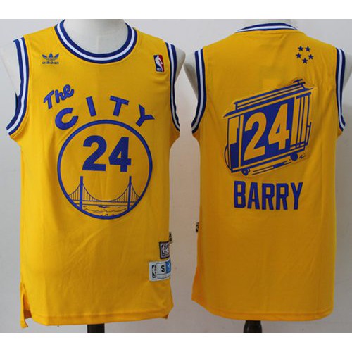 Elite Collection Golden State Warriors Rick #24 NBA Replica Jersey