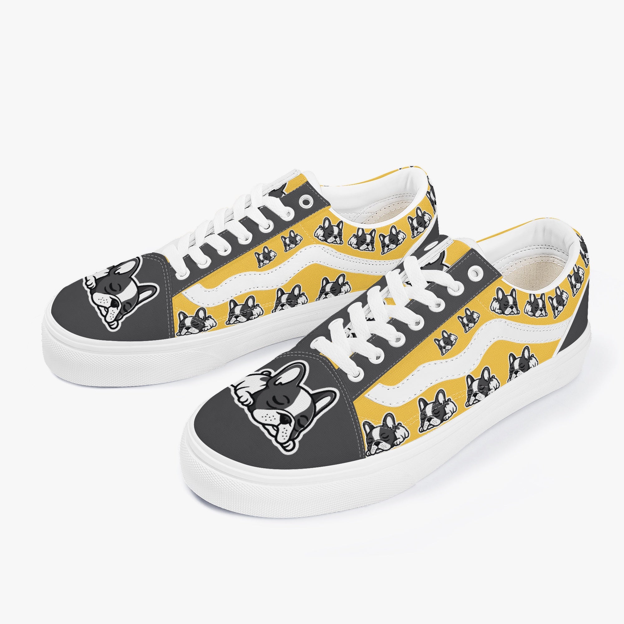 Cooper - Durable Trendy Low-top Canvas Sneakers Everyday Use