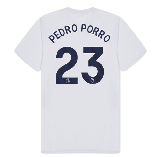 Pedro Porro 23 Unique Tottenham Home Unique Shirt 2025-2026