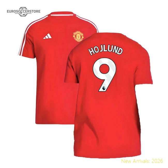Premium 2024-2025 Man Utd Dna Tee (red) (hojlund 9) - Premium Quality