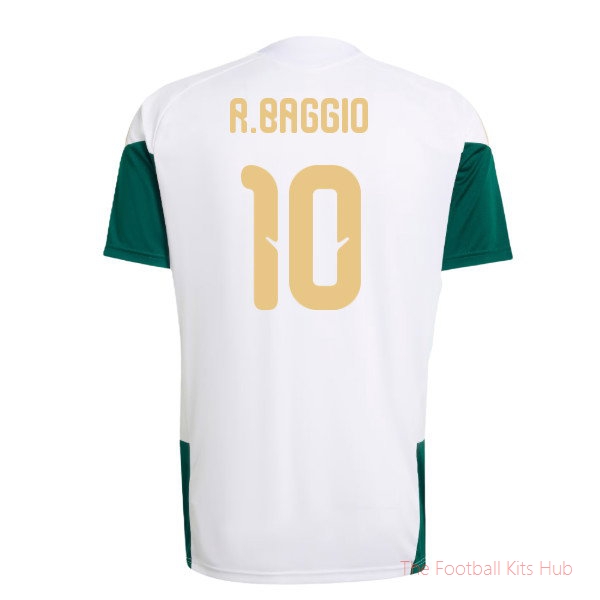 2026-2027 Italy Training Jersey (White) (R.Baggio 10)