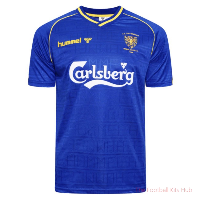 Wimbledon 1988 Home Shirt Custom Name International Football Kit
