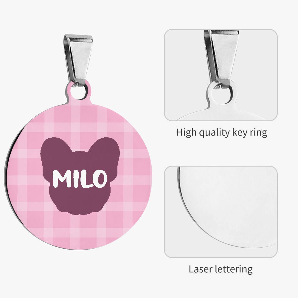 Roy - Custom Double-Sided French Bulldog Tag