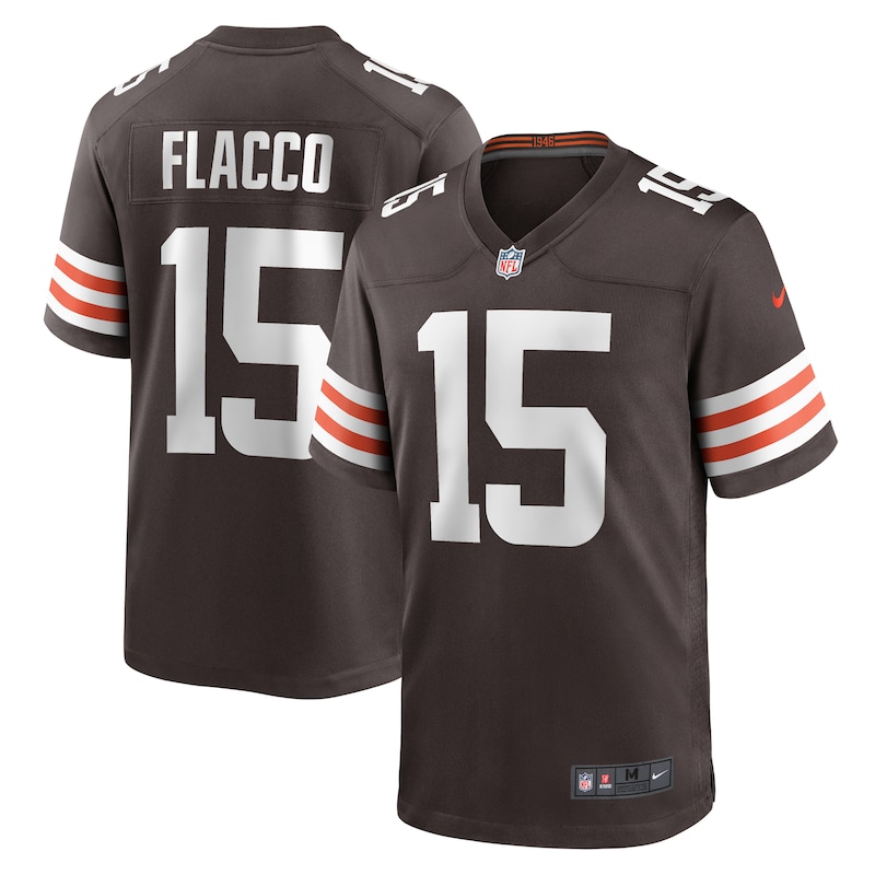 None Joe Flacco CLE Browns Dynamic Premium Jersey Football Apparel