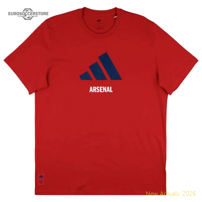 Authentic 2025-2026 Arsenal Season Graphic Tee (scarlet) - Premium