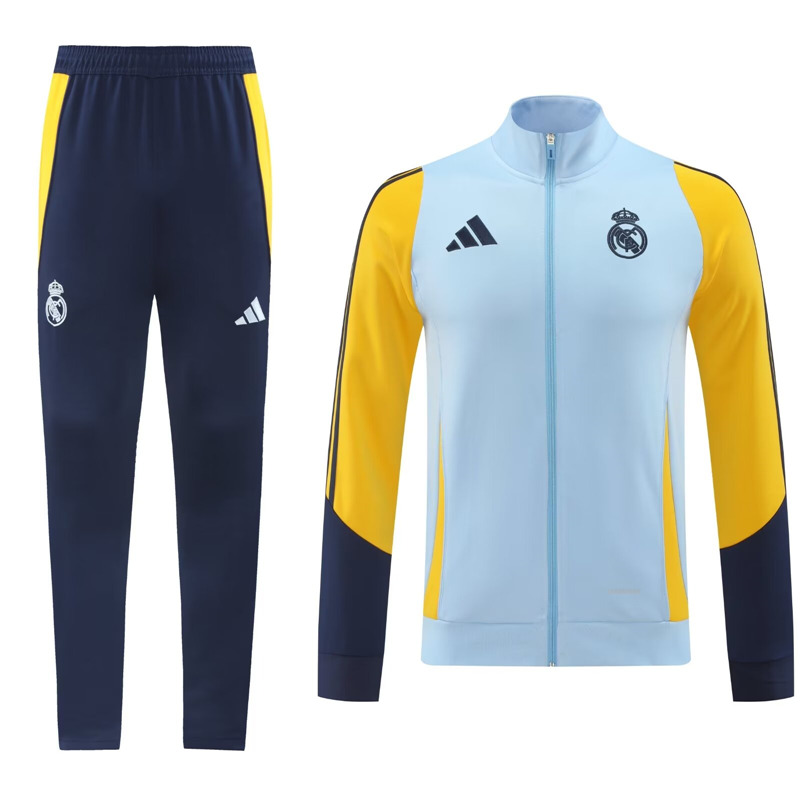 Licensed Genuine Durable Real Madrid 2425 White Yellow Jacket