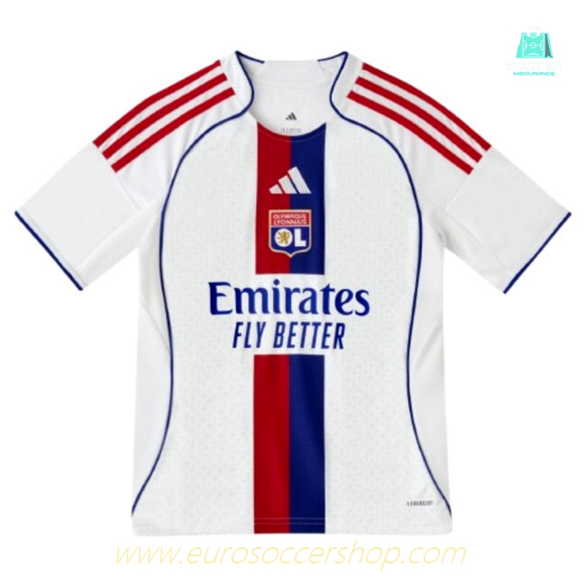 2025-2026 Olympique Lyon Home Shirt (Kids)