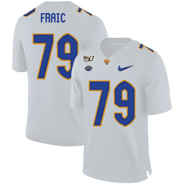 Men's None White 2024 match worn Bill Fralic #79 authentic Jersey