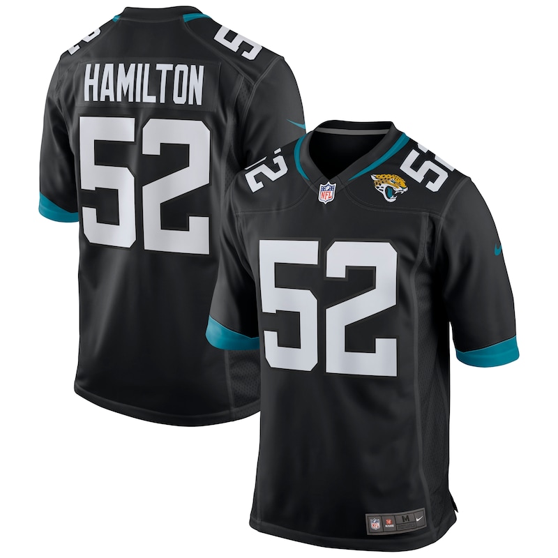 None DaVon Hamilton JAX Jaguars Retro Authentic Jersey Football Appare
