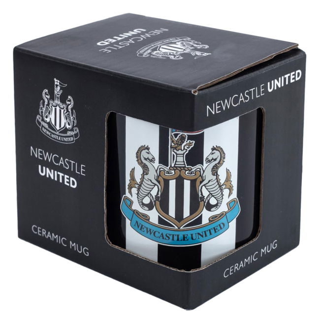Newcastle United FC Striped Mug (Collector's Item)