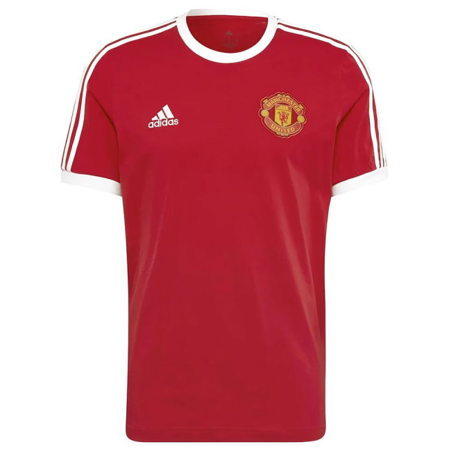 2022-2023 Man Utd Soccer Club T-Shirt Strip