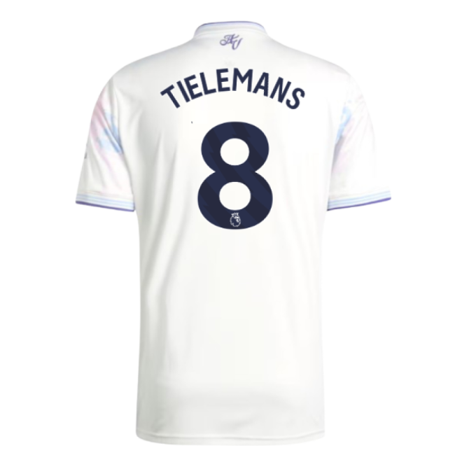 2025-2026 Aston Villa Third Shirt (Tielemans 8) In Multiple Adult Sizes