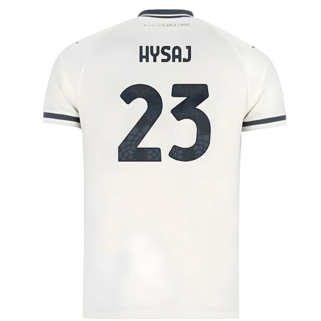 2025-2026 Lazio Away Shirt (Kids) (Hysaj 23) Moisture Wicking