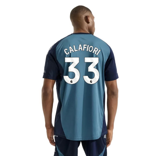 Updated Durable Arsenal Training Soccer Jersey (Calafiori 33) (2)