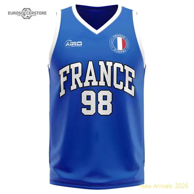 France 2024-2025 Home Jersey - Top Breathable Moisture-management