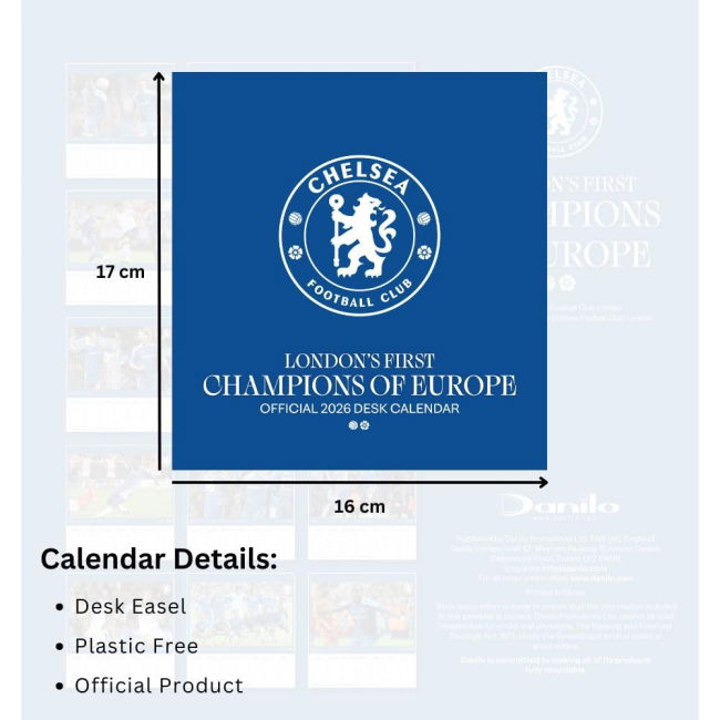 Calendar 2026 Game Replica Chelsea Home Supporter Kit (Adults)