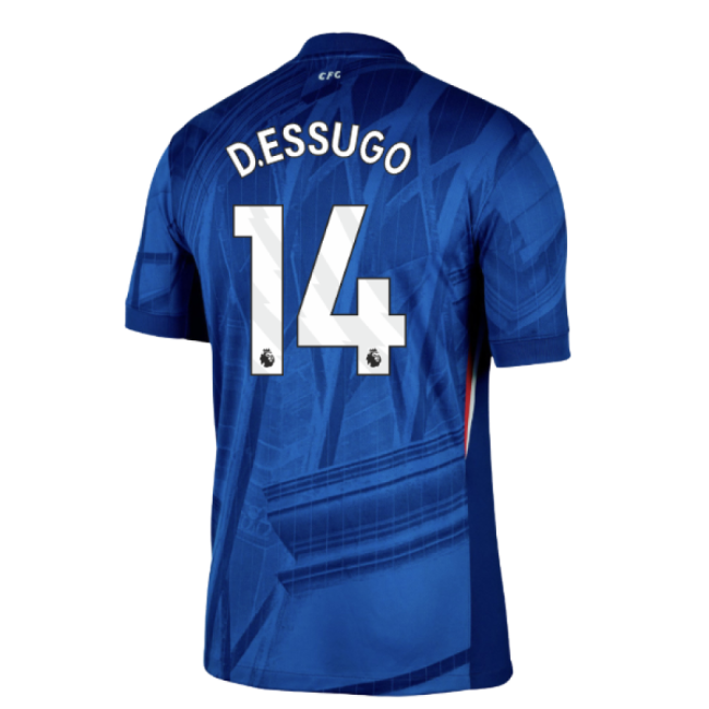 Passionate Chelsea Chelsea Home Shirt D Essugo #14 Authentic Desig...