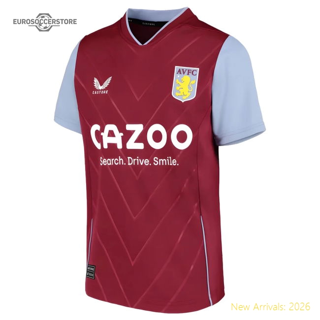 Premium Home Aston Villa Jersey 2022-2023 Flexible Durable