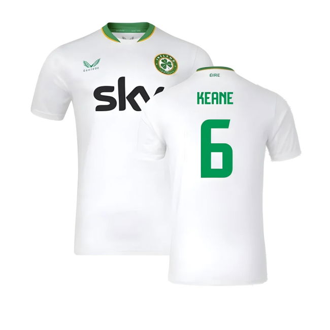 Keane 6 Fan Quality Ireland Away Supporter Shirt (Adults)