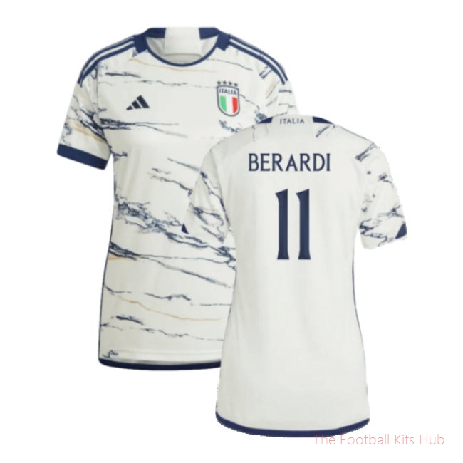 2023-2024 Italy Away Shirt (Ladies) (BERARDI 11)