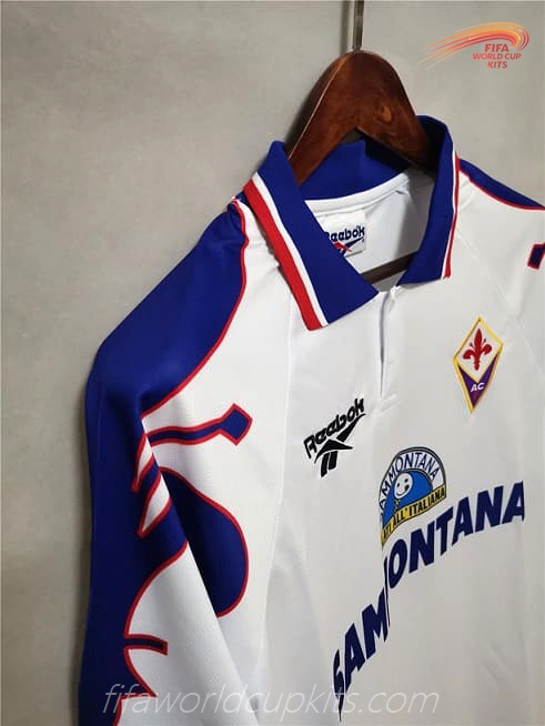 Fiorentina 95-96 season Visiting White Football Shirt