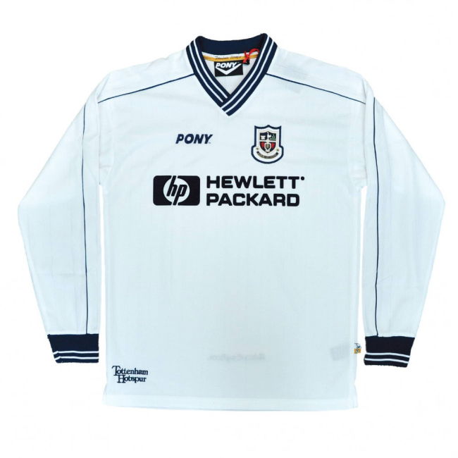 1997-1999 Tottenham Home LS Pony Retro Shirt (Berti 35)