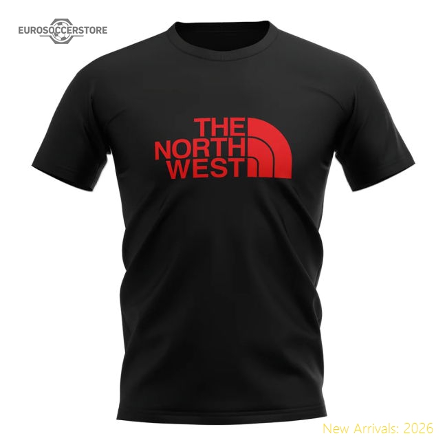 The Manchester North West T-Shirt (Black) 2025-2026 Season Collection