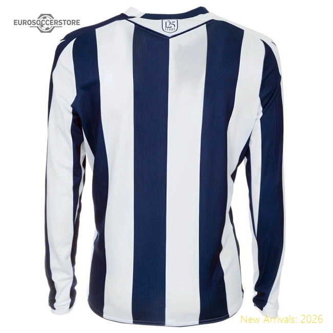 Elite 2025-2026 West Brom Wba Home Shirt Ls - Official Edition