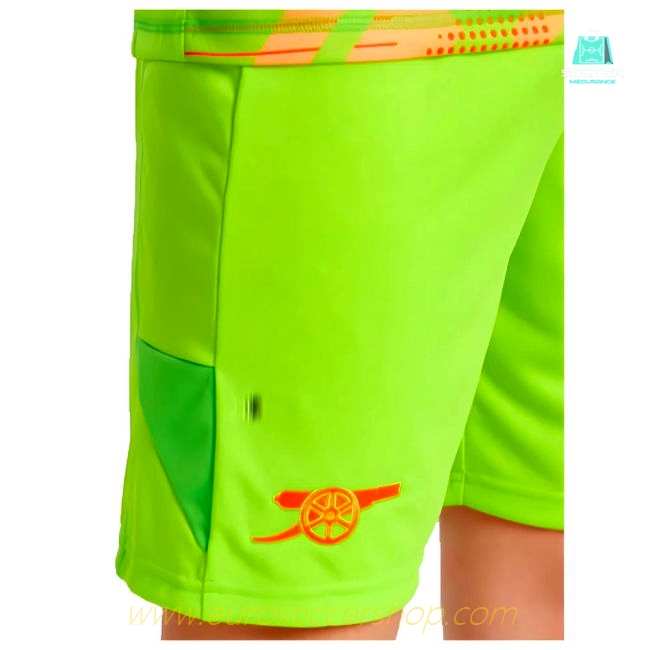 2024-2025 Arsenal Home Goalkeeper Shorts - Kids