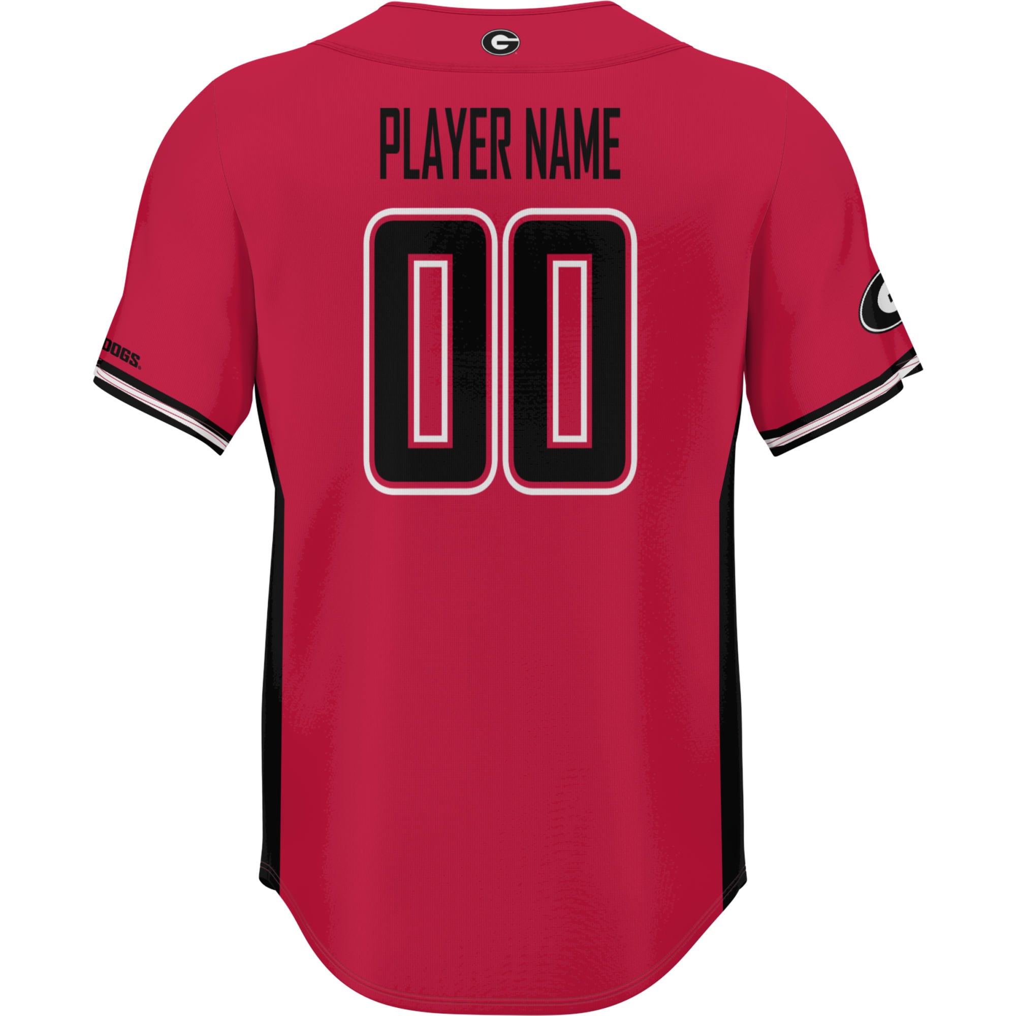 Georgia Bulldogs GameDay Greats NIL Pick-A-Player Lightweight Baseball Jersey - Red