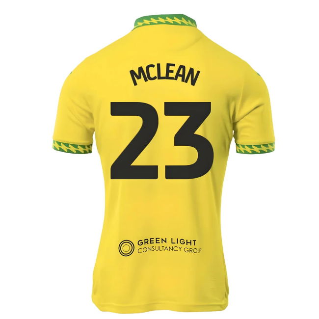 2025-2026 Norwich City Home Kit (McLean 23)