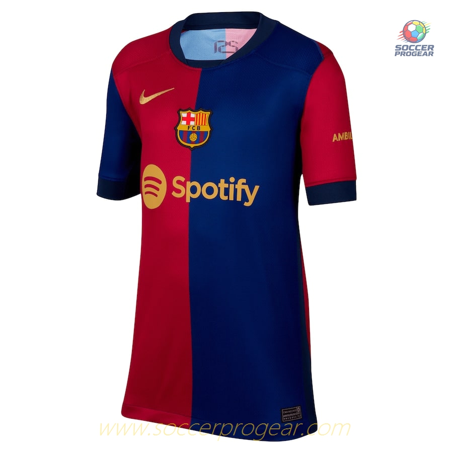 Barca Team Shirt 2024-25 Edition Home Youth