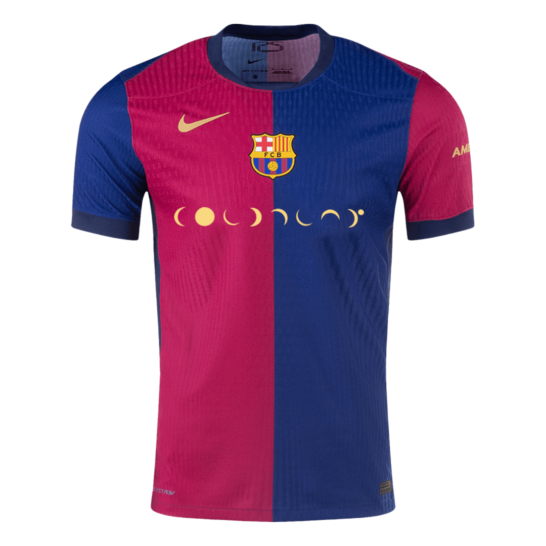 Player Version Barcelona Home Soccer Jersey 2024/25 - COLDPLAYAuthenti