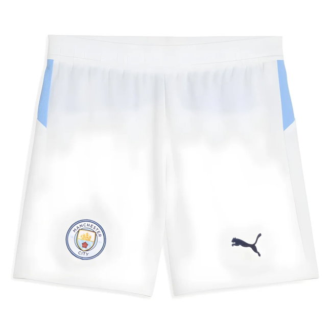 Man City Home Shorts 2025-2026 edition (Children