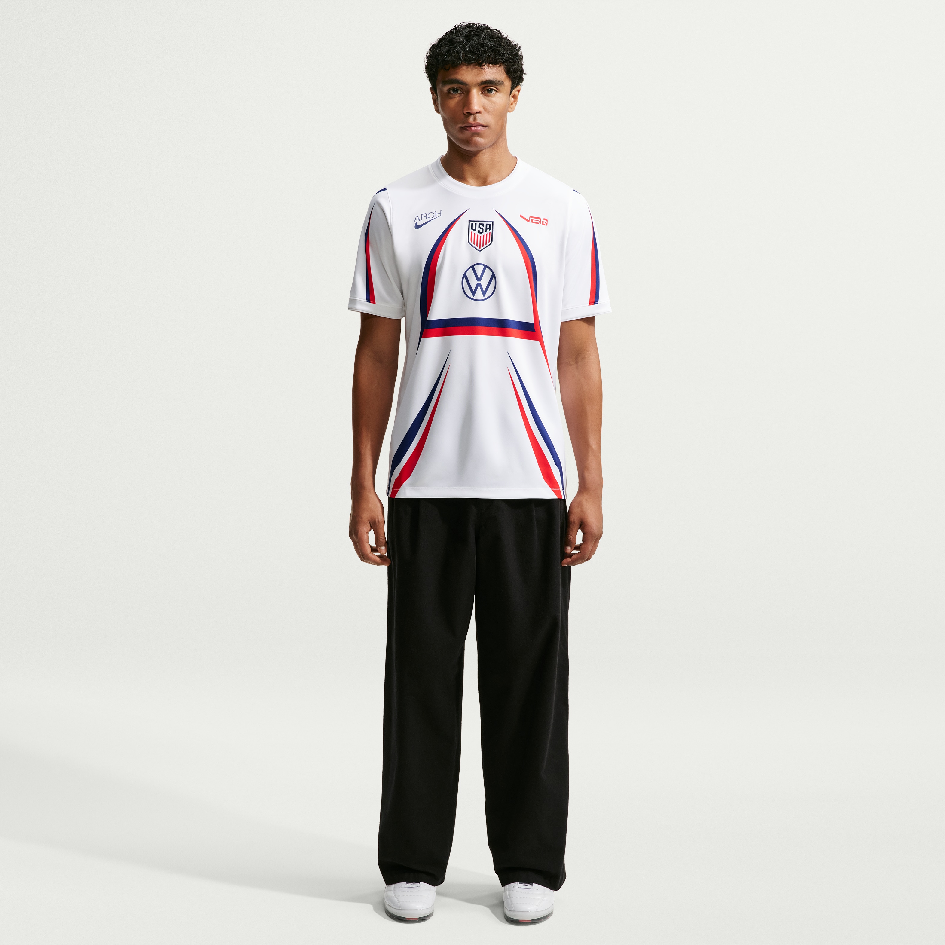 [SJH] USMNT x VAA 2026 Dri-FIT Pre-Match Jersey Top - White