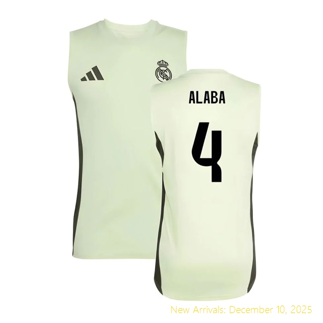 2025-2026 RM Real Madrid Sleeveless Training Premium Quality Jersey