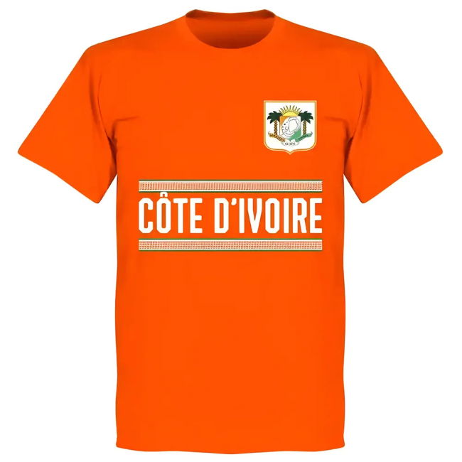 World-Class Ivory Coast Team T-Shirt - Orange Pro-Grade