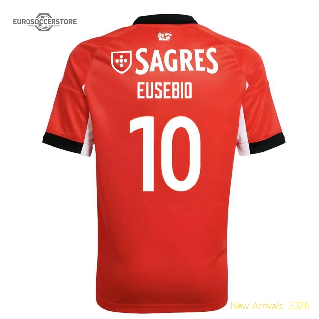 2025-2026 Benfica Home Shirt (Kids) (Eusebio 10)