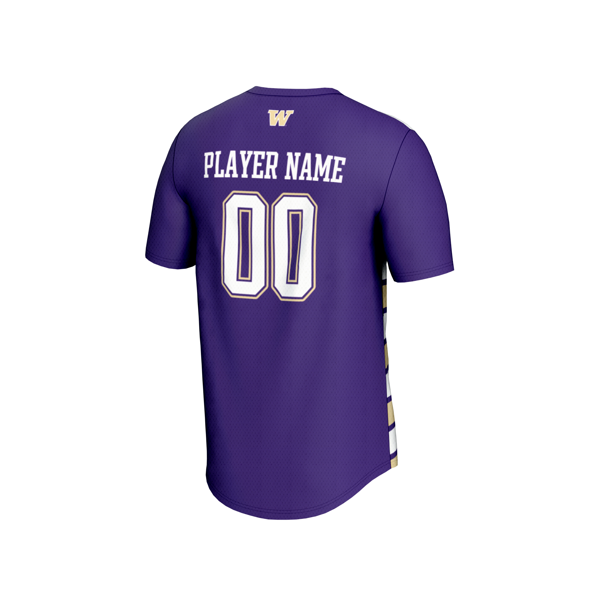 [LK] Washington Huskies GameDay Greats Youth Men's Soccer NIL Pick-A-Player Fashion Jersey - Purple