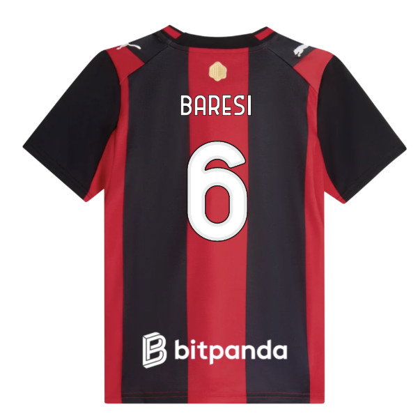 [DDJ] 2026-2027 AC Milan Home Shirt (Kids) (Baresi 6)