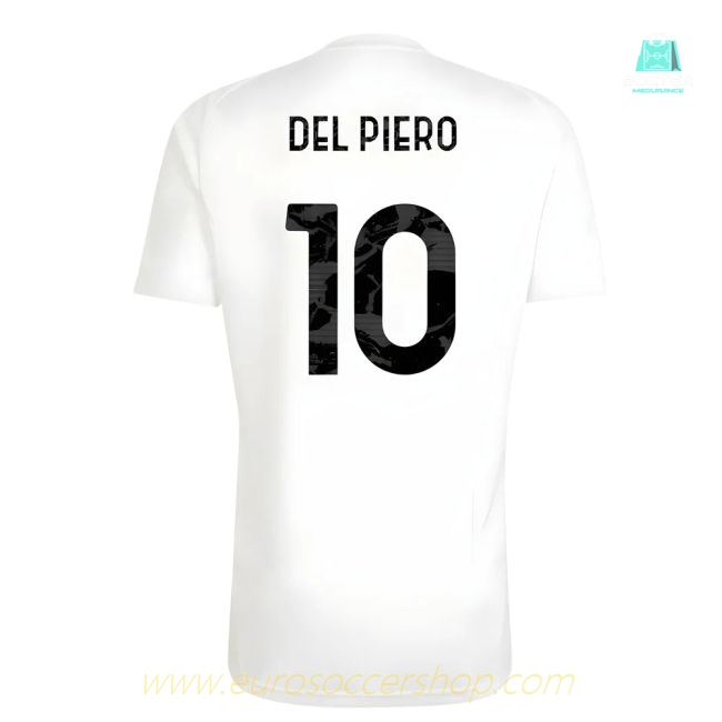 2025-2026 Juventus Training Tee (White) (Del Piero 10)