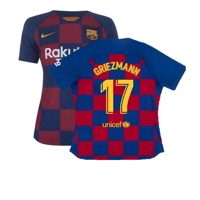 Barcelona Home Football Shirt - Womens (Vaporkit) Lightweight