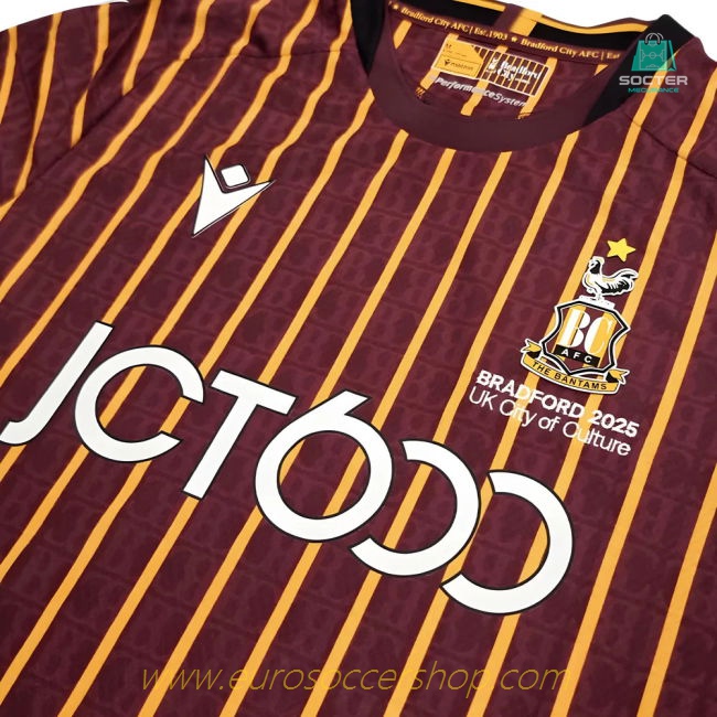 2025-2026 Bradford City Home Shirt